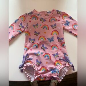 Rainbow Rufflebutts swimsuit